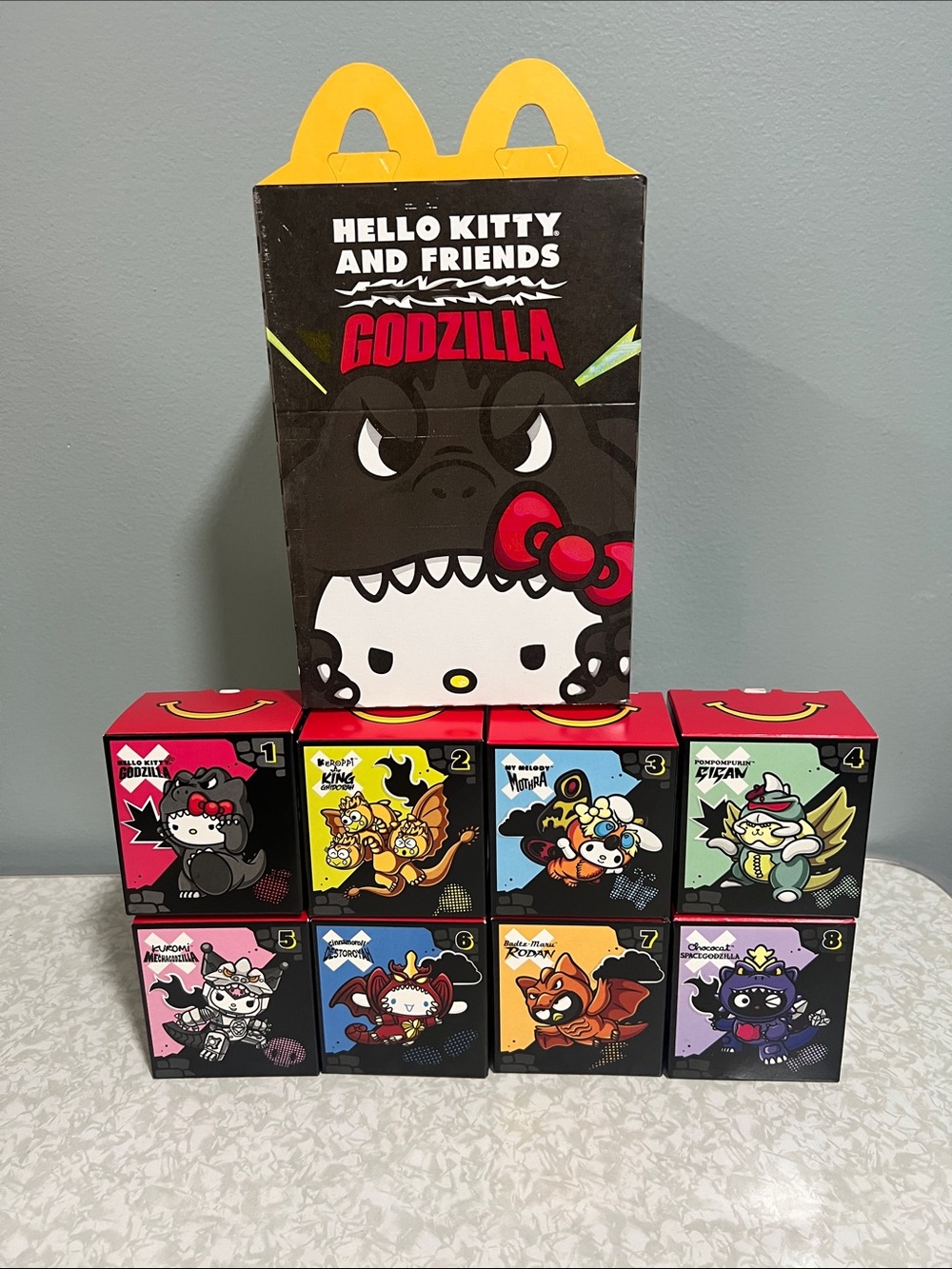 Hello Kitty and Friends x Godzilla McDonald’s set